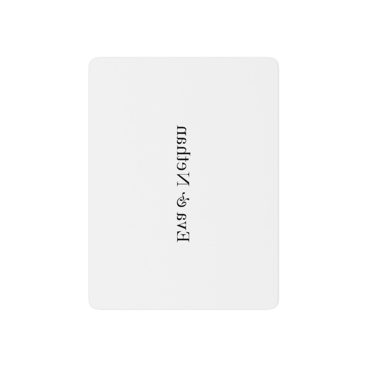 Temporary Tattoo - Small Vertical Script "Eau & Vglah" Minimalist Black Ink
