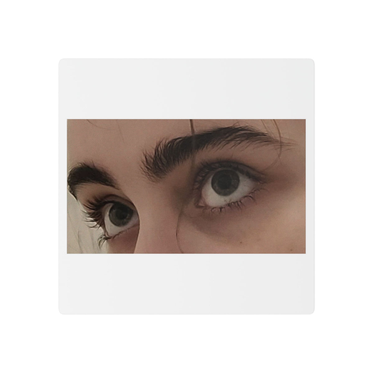 Realistic Eye Photo Temporary Tattoo — Close-Up Gaze Decal