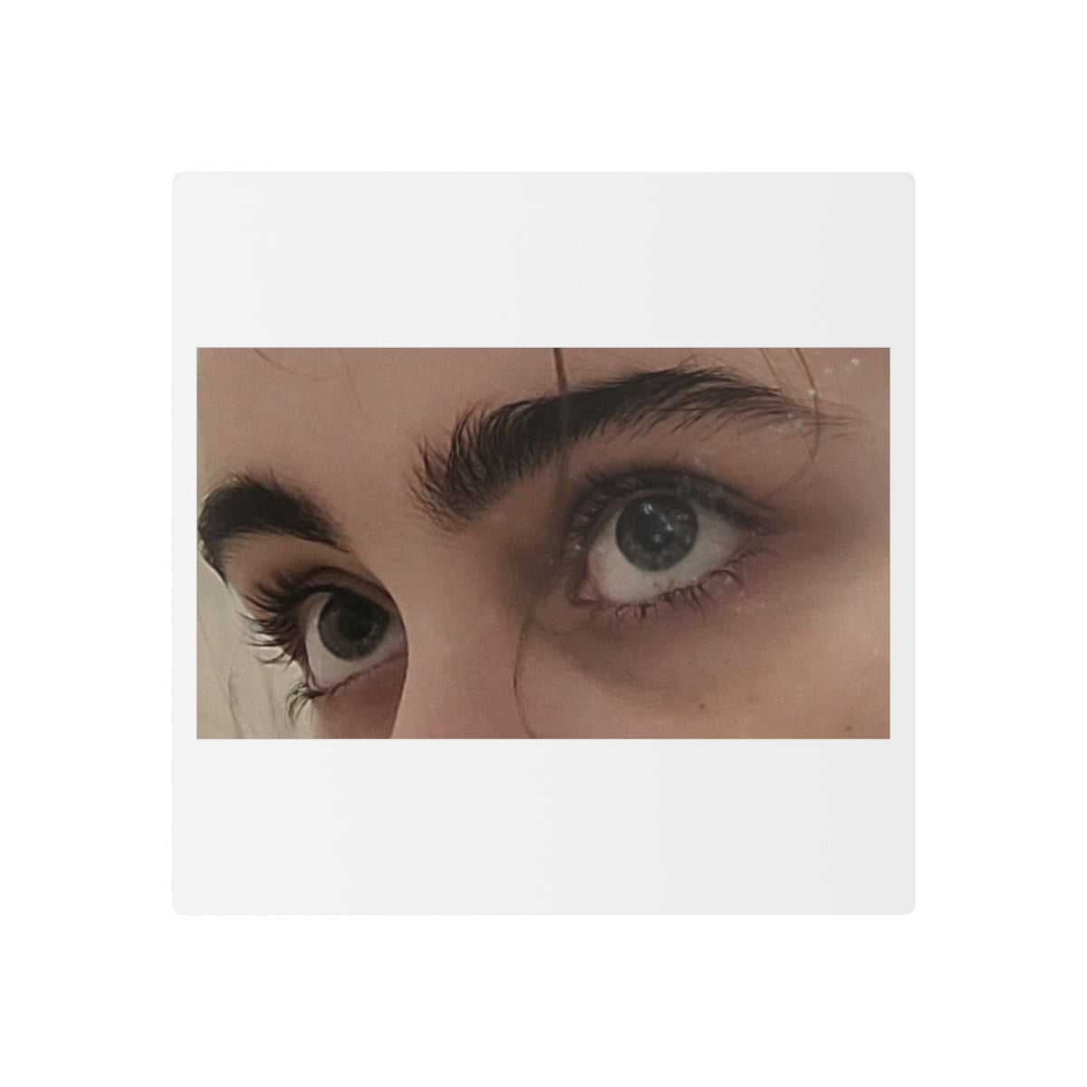 Realistic Eye Photo Temporary Tattoo — Close-Up Gaze Decal
